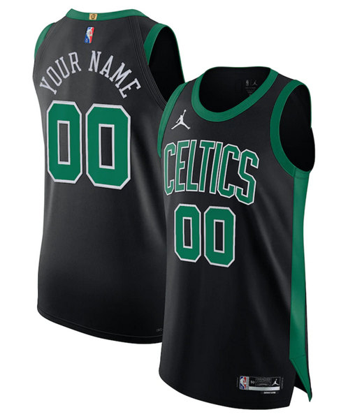 Men's Boston Celtics Active Player Custom 2021/22 Black Stitched Jersey Men's Boston Celtics Active Player Custom 2021/22 Black Stitched Jersey